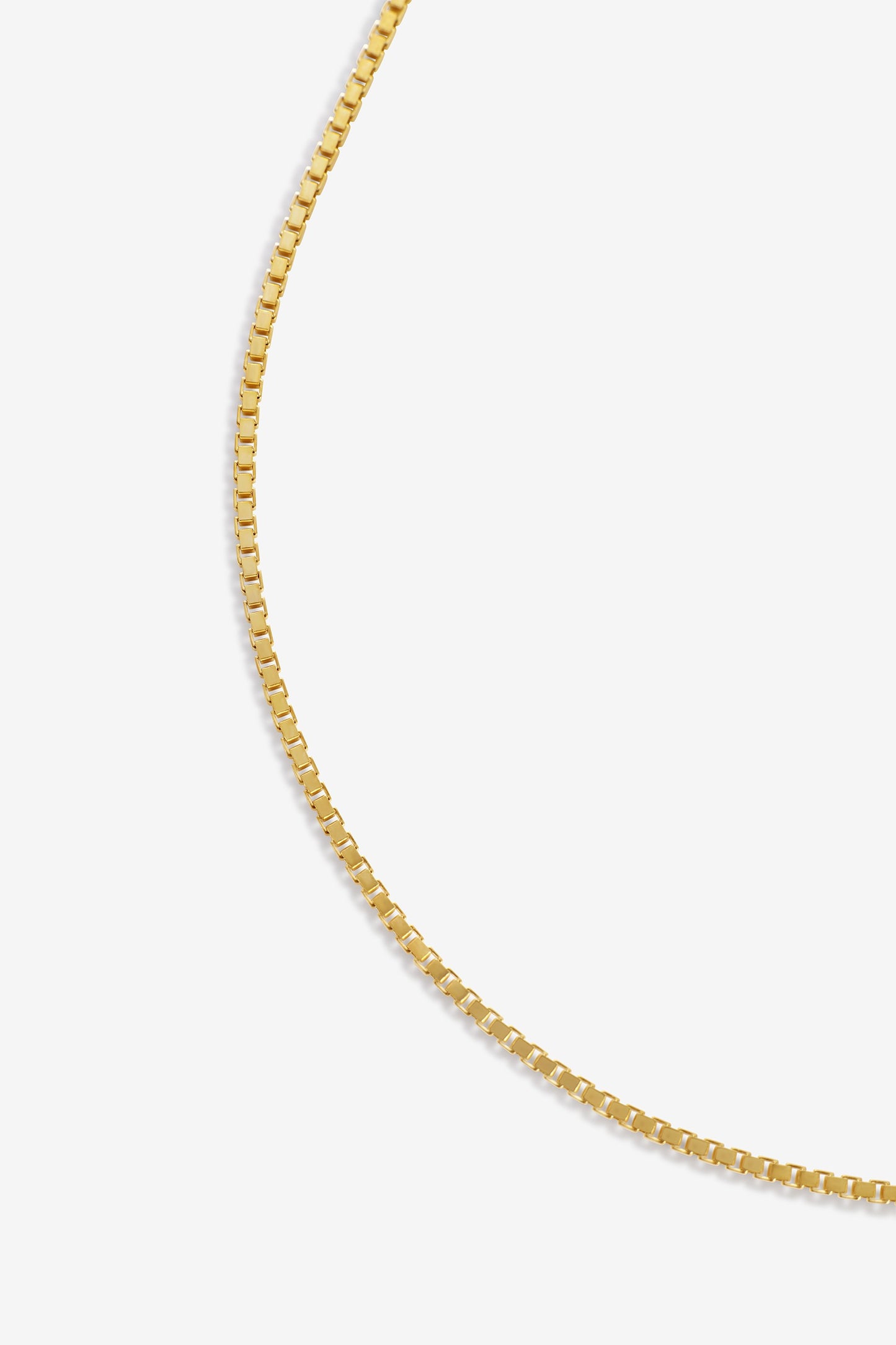 14K Gold Veneziana Box Chain - Made in Italy